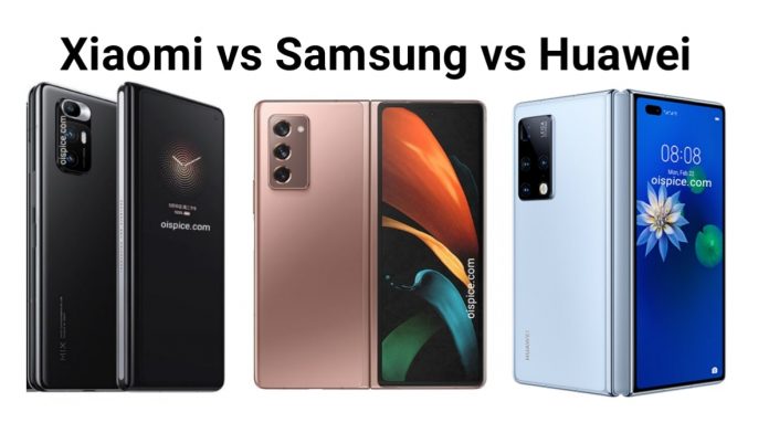 intern Kampioenschap voor het geval dat Xiaomi Mi Mix Fold vs Samsung Galaxy Z Fold 2 vs Huawei Mate X2: Comparison